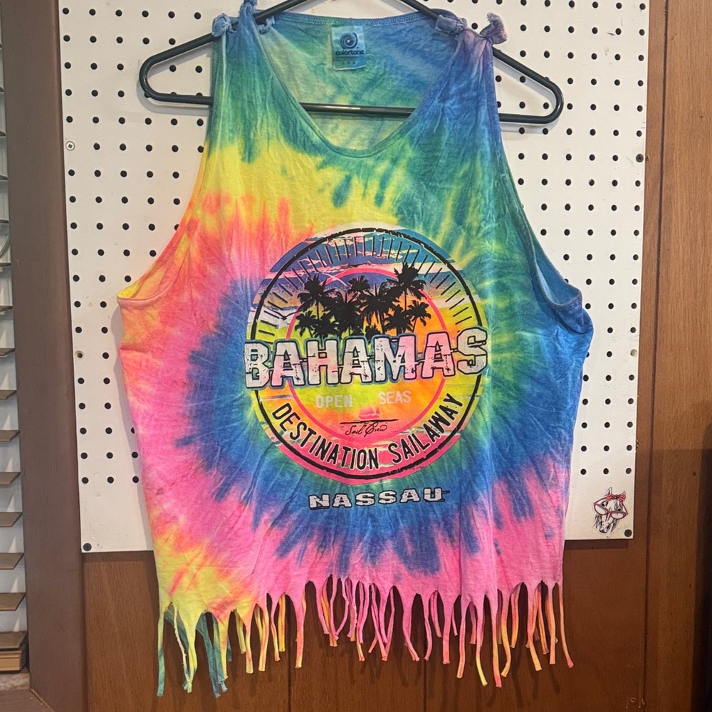 Bahamas Tie-Dye Tank Top